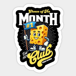 Cheese of the Month Club Sticker